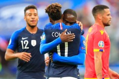 欧预赛法国3-0安道尔战报：科曼连场进球格里兹曼连场失点